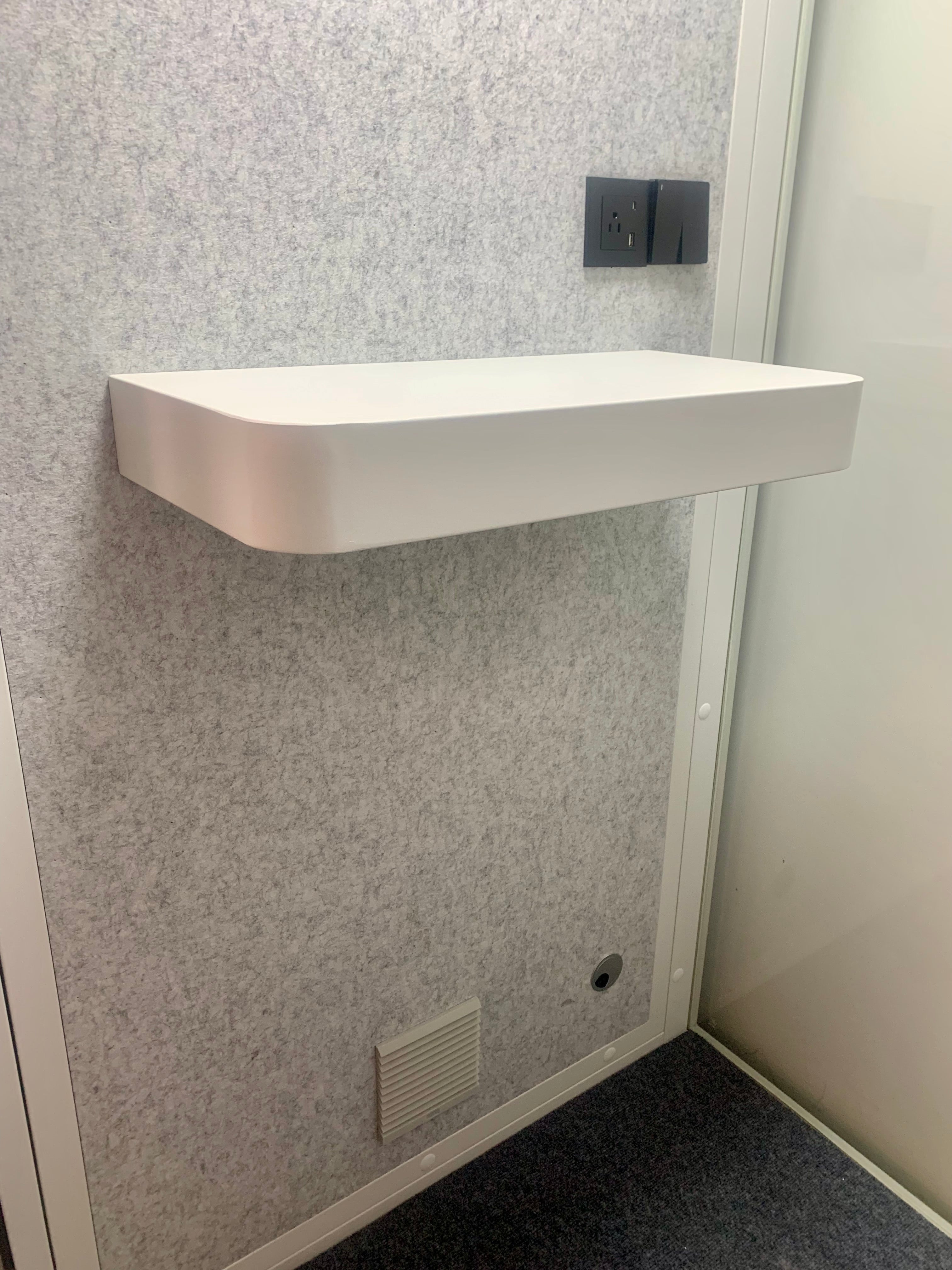 eBooth solo office booth meeting pod interior