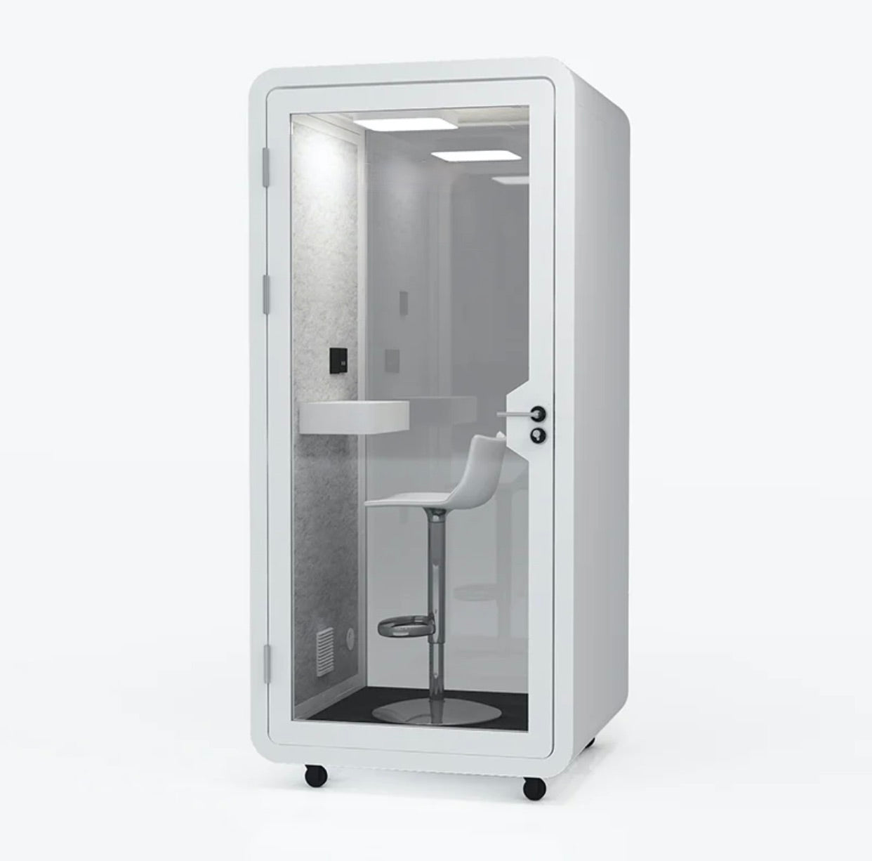 Soundproof office phone booth, solo model by eBooth