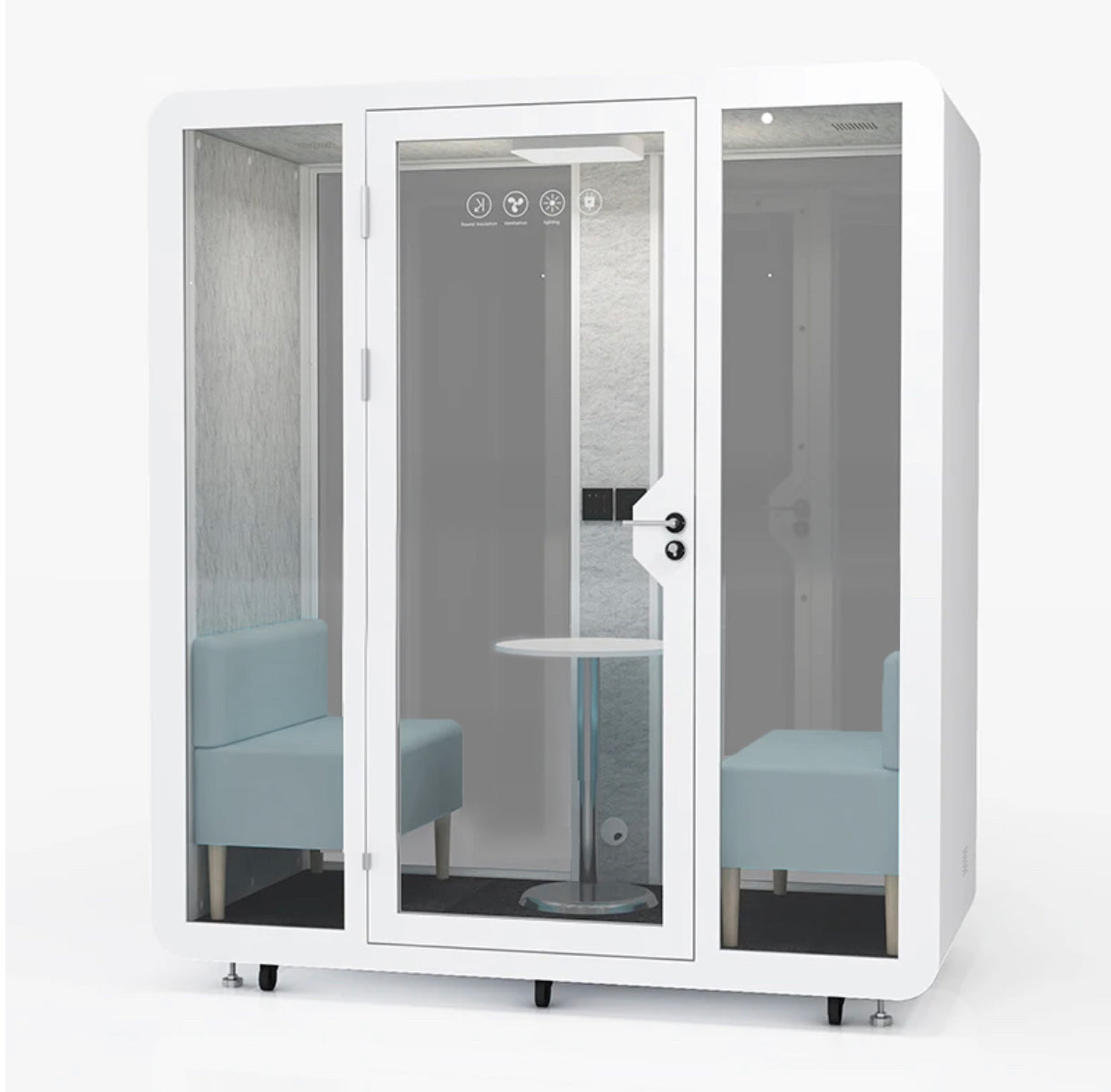 eBooth Duo office pod privacy booth